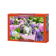 Castorland 1500 db-os puzzle - Cica a vödörben (C-152001) puzzle, kirakós