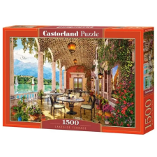 Castorland 1500 db-os puzzle - Tóparti kerthelység (C-152186) puzzle, kirakós