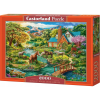 Castorland 2000 Db-os Puzzle - Idilli Ház, Lovakkal (C-200931) (622650)