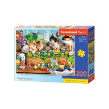 Castorland 200 db-os puzzle - Szundító Kiscicák (B-222278) puzzle, kirakós