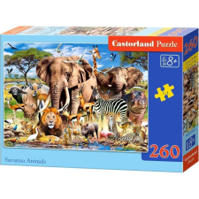 Castorland 260 db-os Puzzle - A Szavanna Állatai B-27545 (451460) puzzle, kirakós