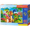 Castorland 40 darabos Maxi Puzzle - Szelfiző Dinoszauruszok (622632)