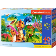 Castorland 40 darabos Maxi Puzzle - Szelfiző Dinoszauruszok (622632) puzzle, kirakós