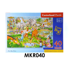Castorland 40 darabos maxi puzzle vegyes mintákkal, 35x23 cm méretben puzzle, kirakós