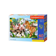 Castorland 40 db-os MAXI puzzle - Farm Friends (B-040339) puzzle, kirakós