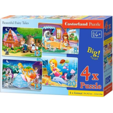 Castorland 4 az 1-ben Puzzle - Gyönyörű Tündérmesék (241098) puzzle, kirakós