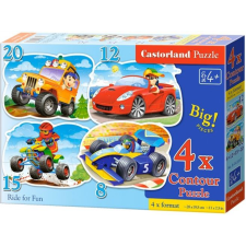 Castorland 4 az 1-ben Puzzle - Vidáman az Úton (GXP-594956) puzzle, kirakós