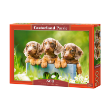 Castorland 500 db-os puzzle - Aranyos tacskók (B-53605) puzzle, kirakós