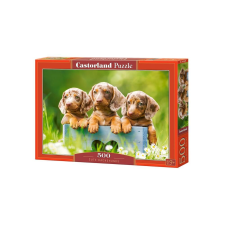 Castorland 500 db-os puzzle - Aranyos tacskók (B-53605) puzzle, kirakós