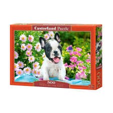 Castorland 500 db-os puzzle - Francia bulldog kiskutya (B-53650) puzzle, kirakós
