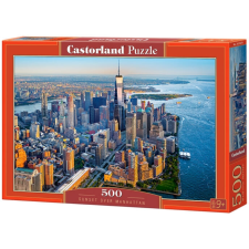 Castorland 500 db-os puzzle - Naplemente Manhattan felett (B-53674) puzzle, kirakós