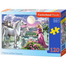 Castorland A hercegnő és az unikornisok 120 db-os (B-13098) puzzle, kirakós