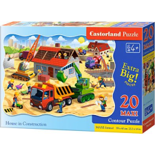 Castorland C-02412 20 db Maxi Puzzle - Házépítés (287361) puzzle, kirakós