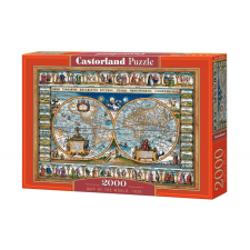 Castorland Castorland Puzzle A Világ Térképe 1639-ből, 2000 Darabos puzzle, kirakós