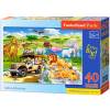 Castorland Szafari kaland 40db-os Maxi puzzle (B-040322-1) (5904438040322) - Kirakós, Puzzle