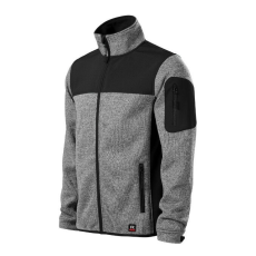  Casual softshell kabát férfi knit light gray 3XL
