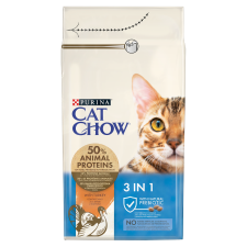  CAT CHOW 3in1 Pulykában gazdag száraz macskaeledel 15kg macskaeledel