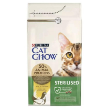 Cat Chow Sterilised Csirkében gazdag száraz macskaeledel 15 kg macskaeledel