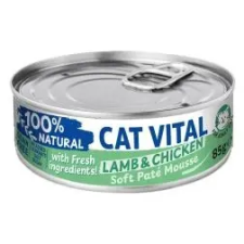 Cat Vital -Cat Vital konzerv mousse báránnyal és csirkével felnőtt macskáknak 85g macskaeledel