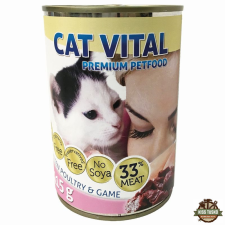Cat Vital Kitten konzerv baromfi+vad 415gr macskaeledel