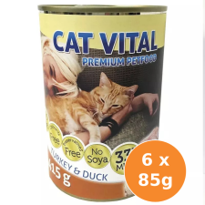 Cat Vital konzerv kacsa + pulyka 6x415g macskaeledel