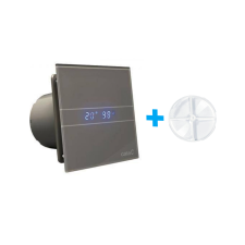 Cata E-100MSTH időzítővel és páraérzékelővel Ezüst, visszacsapó szeleppel ventilátor
