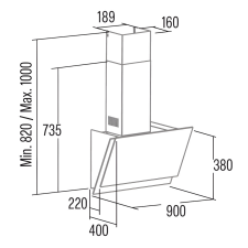 Cata - Páraelszívó Juno+ 9000 GWH páraelszívó