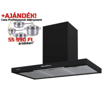 Cata - Páraelszívó Sygma 9010 BK + CATA PROFESSIONAL edényszett páraelszívó