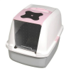 Catit | Hooded Cat Pan - fedeles macska WC (pink) macskák részére (57x46,5x39cm)