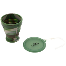 CATTARA Army szilikon, összecsukható, 200 ml kulacs, kulacstartó