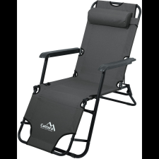 CATTARA COMFORT kempingszék/ágy, antracit (8591686135138) kerti bútor
