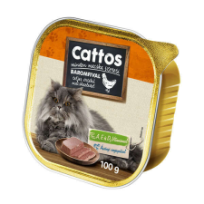 CATTOS Cattos Alucup macskaeledel baromfi 100g macskaeledel