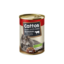  Cattos nedves macskaeledel marha - 415g macskaeledel