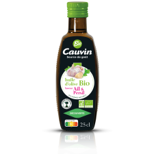 Cauvin Cauvin bio fokhagymás-petrezselymes olívaolaj 250 ml reform élelmiszer