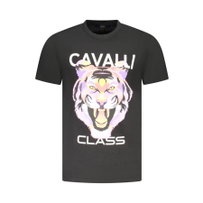 Cavalli Class CAVALLI OSZTÁLY RÖVID UJJÚ PÓLÓ FÉRFI FEKETE férfi póló