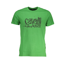 Cavalli Class CAVALLI OSZTÁLYÚ ZÖLD FÉRFI RÖVID UJJÚ PÓLÓ férfi póló