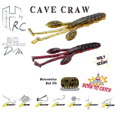  CAVE CRAW 3.8&quot; 9.6cm Watermelon Red Flakes csali