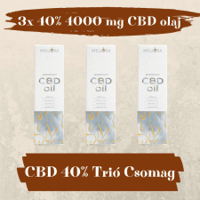 CBD Trió Csomag 3x40% 4000 mg gyógyhatású készítmény