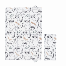 CEBA Baby BASIC összehajtható pelenkázó alátét 60x40cm, Mosómedve pelenkázó matrac