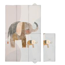 CEBA Baby BASIC összehajtható pelenkázó alátét 80x50cm, Elephant Family pelenkázó matrac