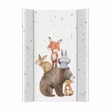 Ceba Baby CEBA két peremmel, puha, Forest Friends 50 × 70 cm pelenkázó matrac