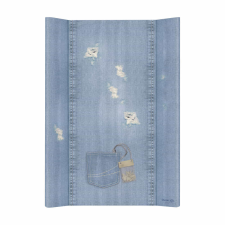 Ceba Baby Ceba pelenkázó lap puha 2 oldalú 50x70cm Denim style shabby kék pelenkázó matrac