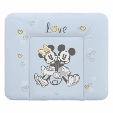 Ceba Baby Ceba Pelenkázólap, puha nagy 85x72 cm - Mickey&Minnie kék pelenkázó matrac