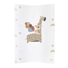 CEBA Pelenkázó alátét 2-szegélyes puha COSY (50x70) Zsiráf pelenkázó matrac