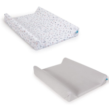  Ceba pelenkázólap huzat pamut (50x70-80) 2db/csomag világosszürke madár pelenkázó matrac