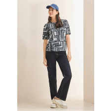 Cecil női póló TWO TONE PRINTED BURNOUT SHIRT 323116-25512 női póló