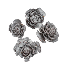  Cédrus rózsa szárított ezüst 13dkg/csom dekorációs kellék