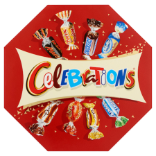 Celebrations desszert ünnepi dobozban - 196 g csokoládé és édesség