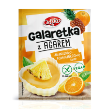  Celiko tortazselé agar-agarral ananász-narancs 45 g alapvető élelmiszer