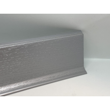 CELL Padlószegély SOFT ezüst műanyag ragasztható vékony 2,5 méteres szál élvédő, sín, szegélyelem